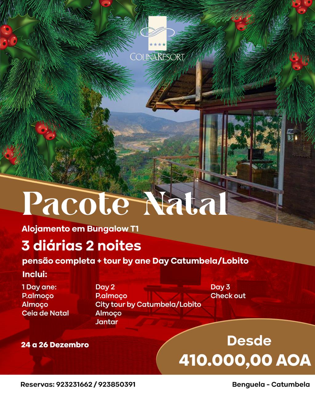 🎄✨ Um Natal dos Sonhos no Colina Resort! ✨🎄  🌟 Pacote Natal Regime APA 🌟 3 Diárias e 2 Noites